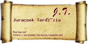 Juracsek Terézia névjegykártya
