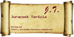 Juracsek Terézia névjegykártya